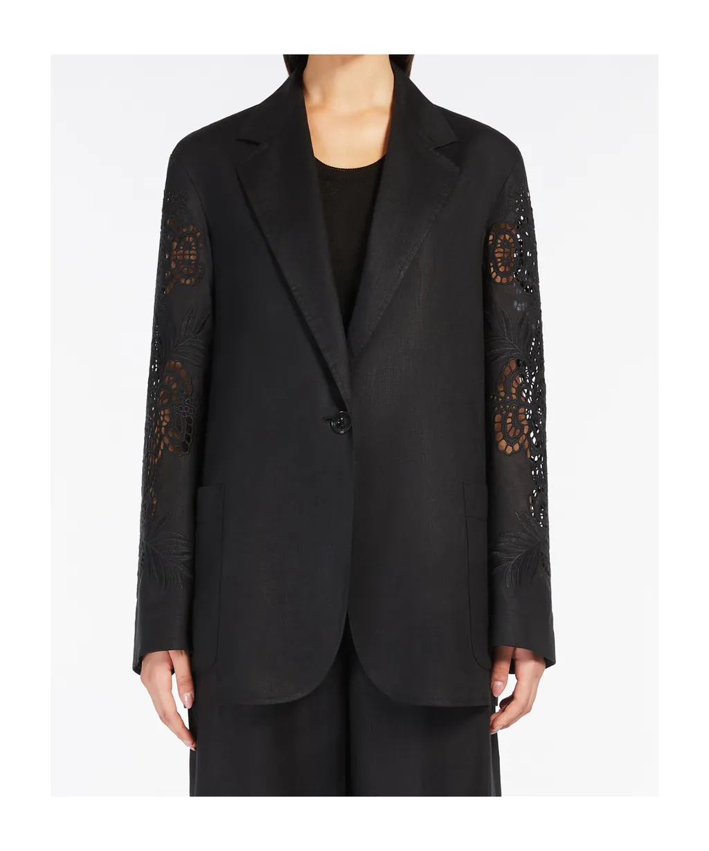 Angizia Embroidered Oversized Jacket