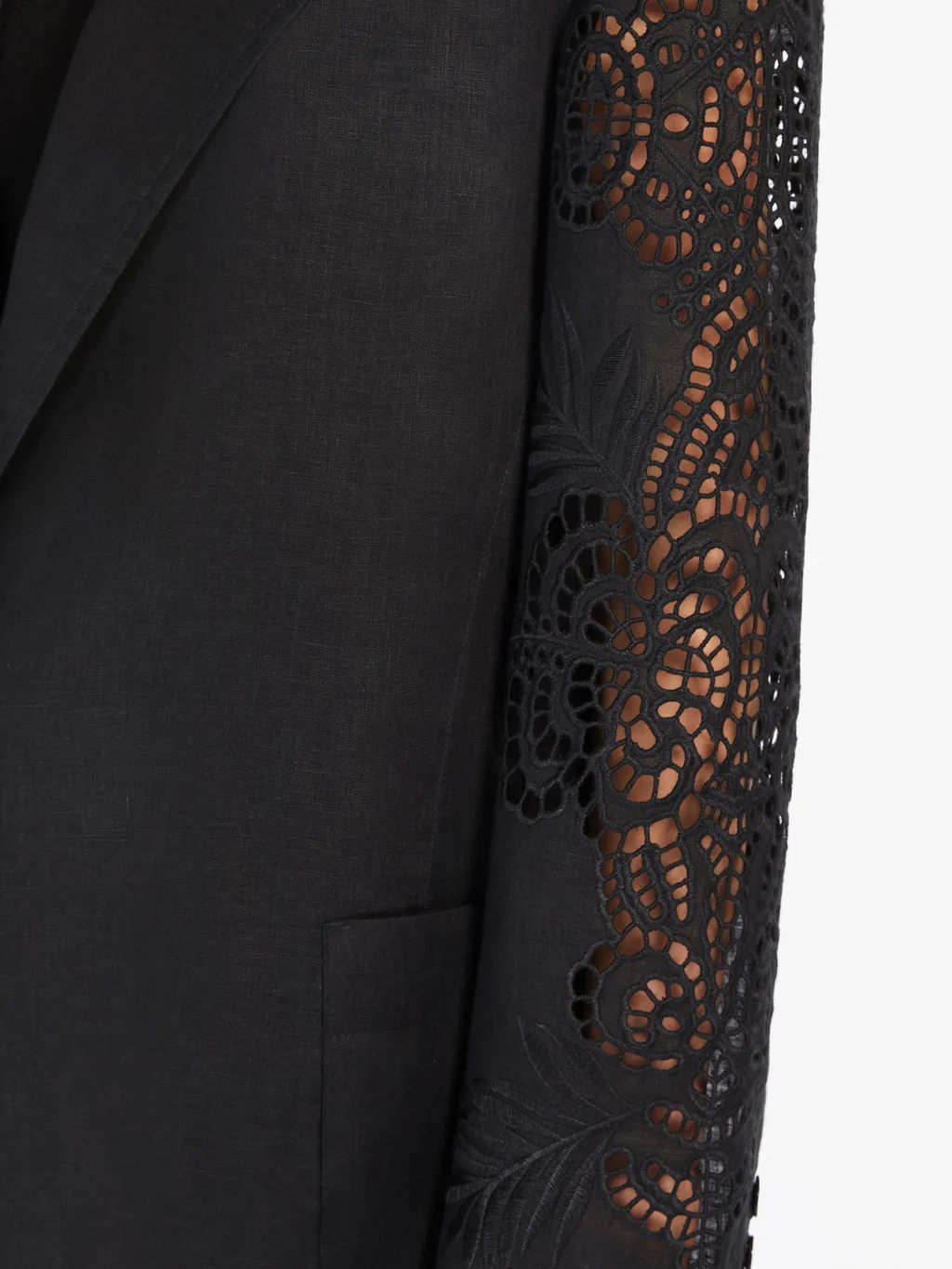 Angizia Embroidered Oversized Jacket
