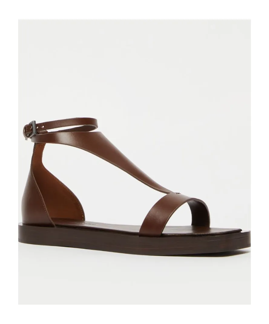 Buckle Detailed Open Toe Sandals