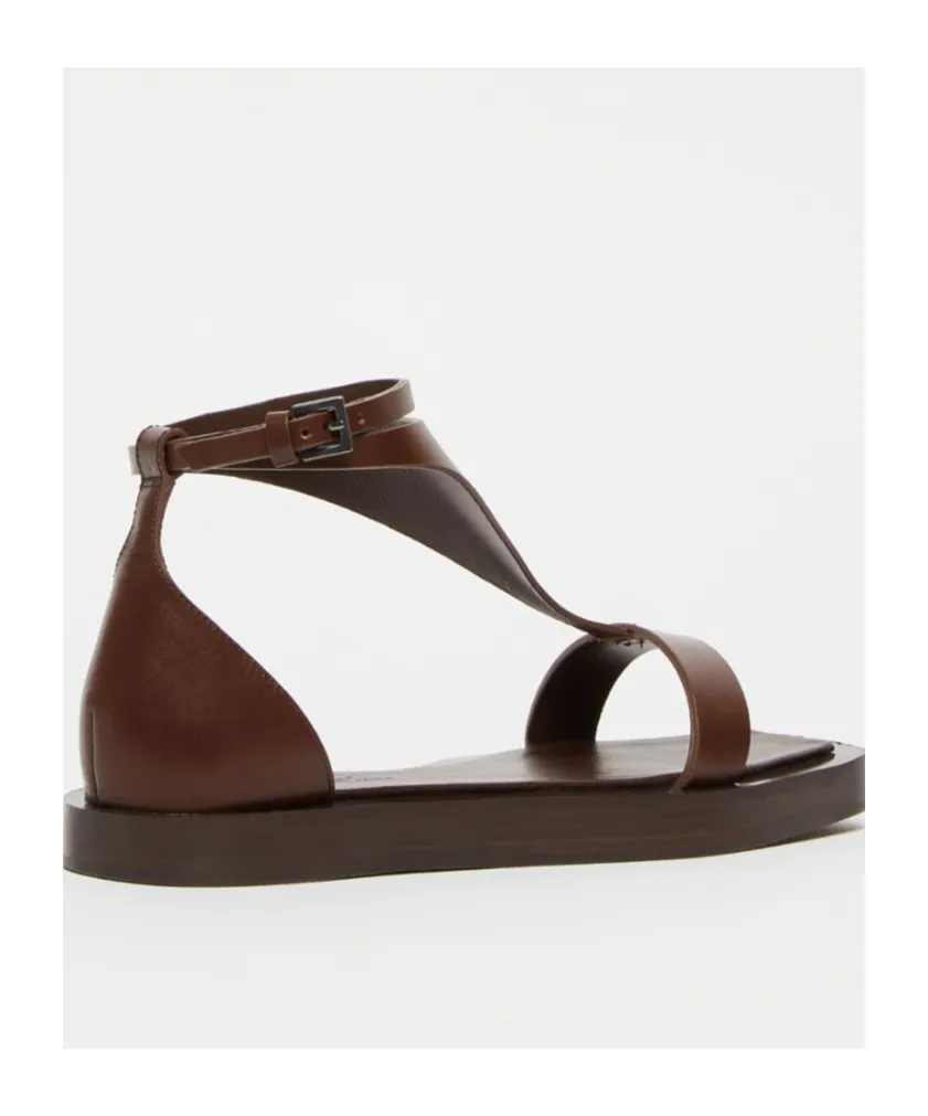 Buckle Detailed Open Toe Sandals