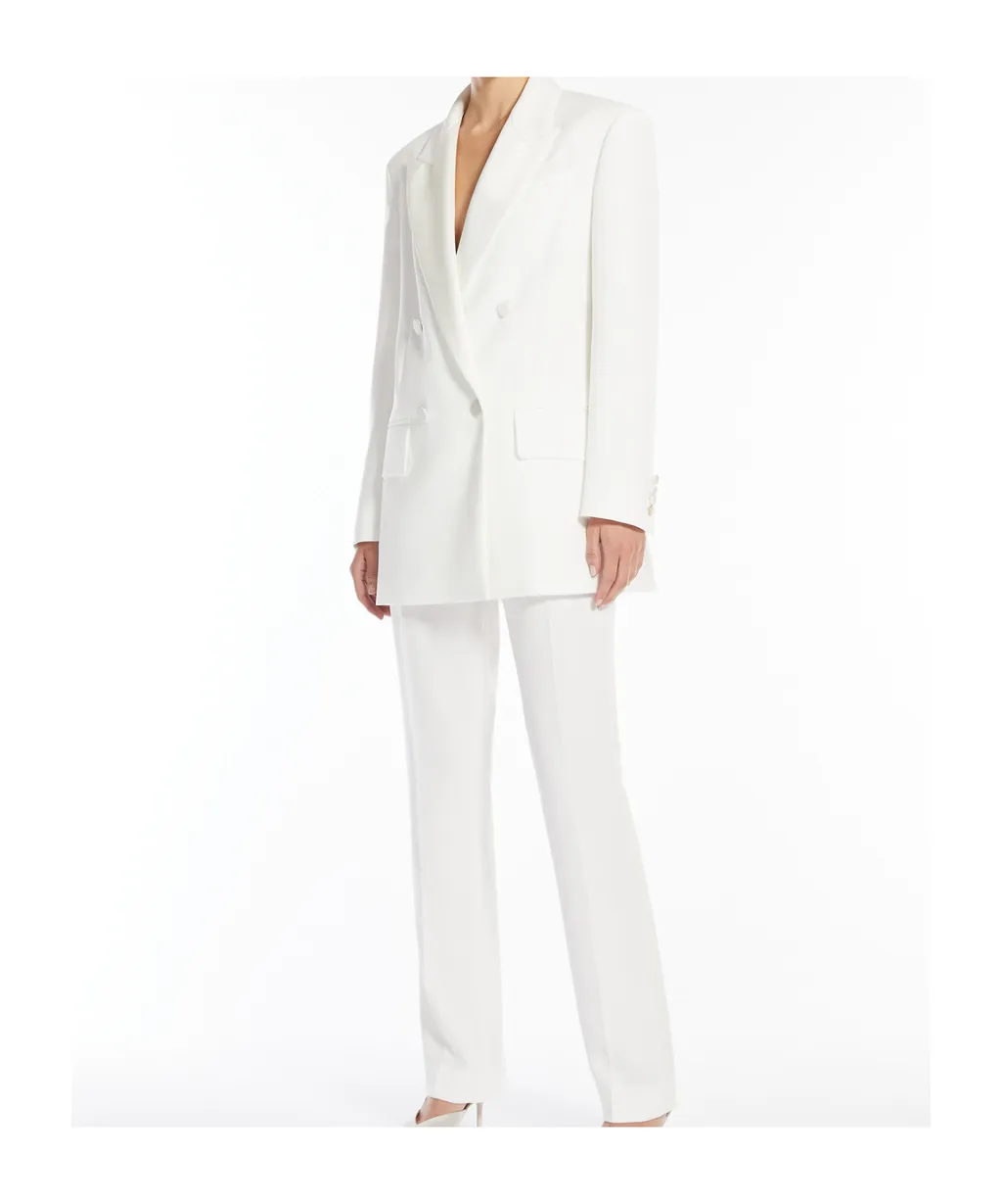 Double-Breasted Long-Sleeved Jacket