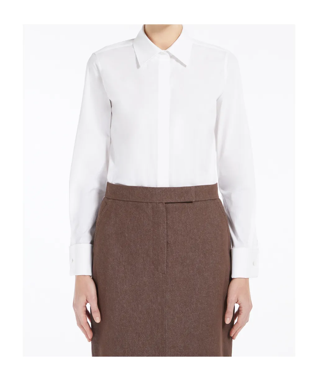 Button-Up Long-Sleeved Shirt Bodysuit