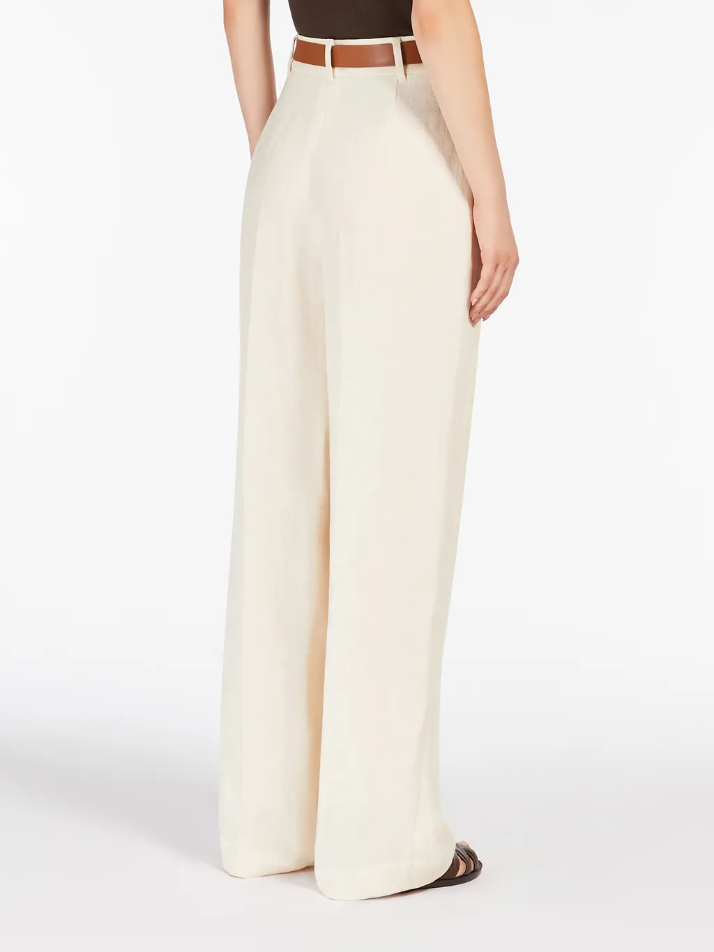 Belted Wide Leg Trousers
