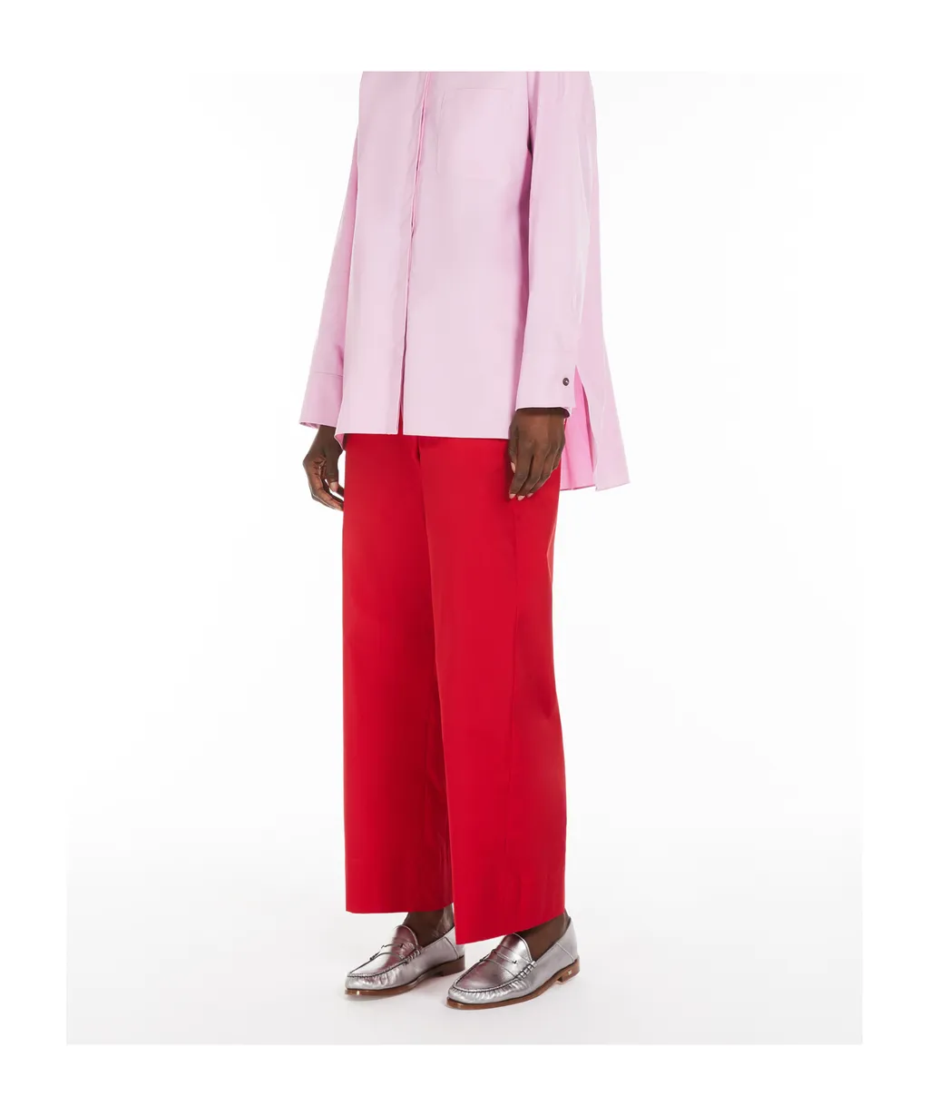 Poplin Drawstring Trousers