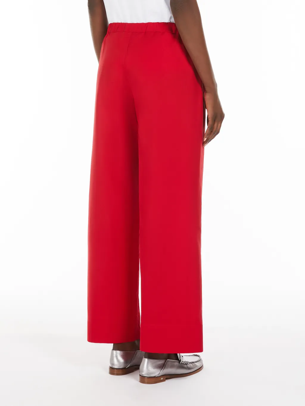 Poplin Drawstring Trousers