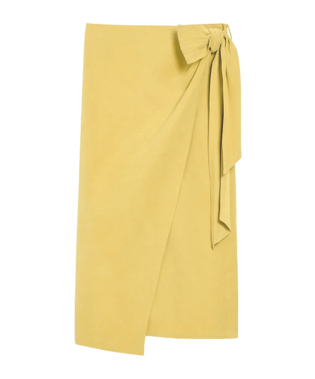 Tequila Asymmetric Midi Skirt