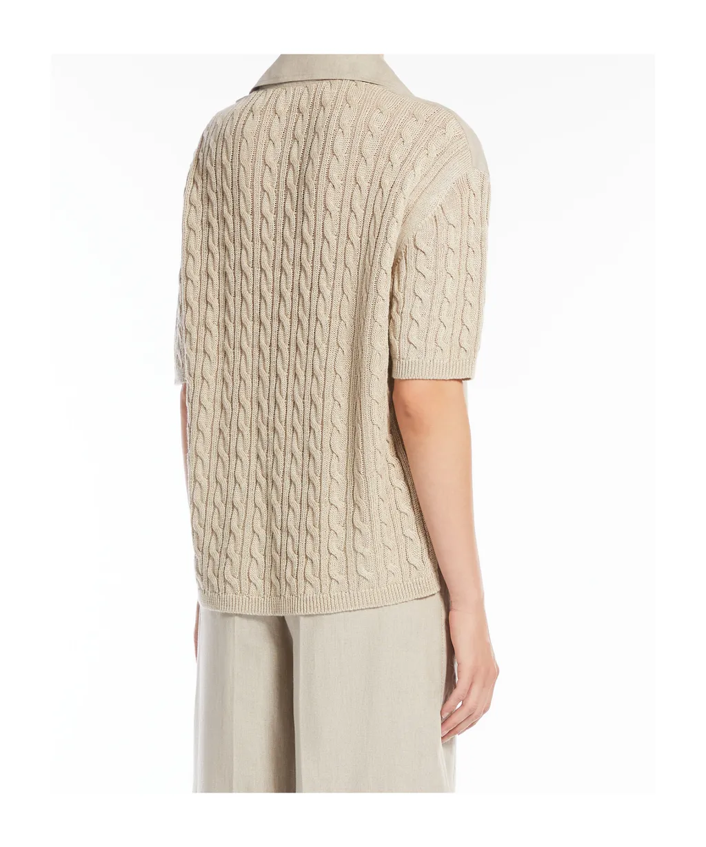 Pavidi Panelled Short-Sleeved Polo Shirt