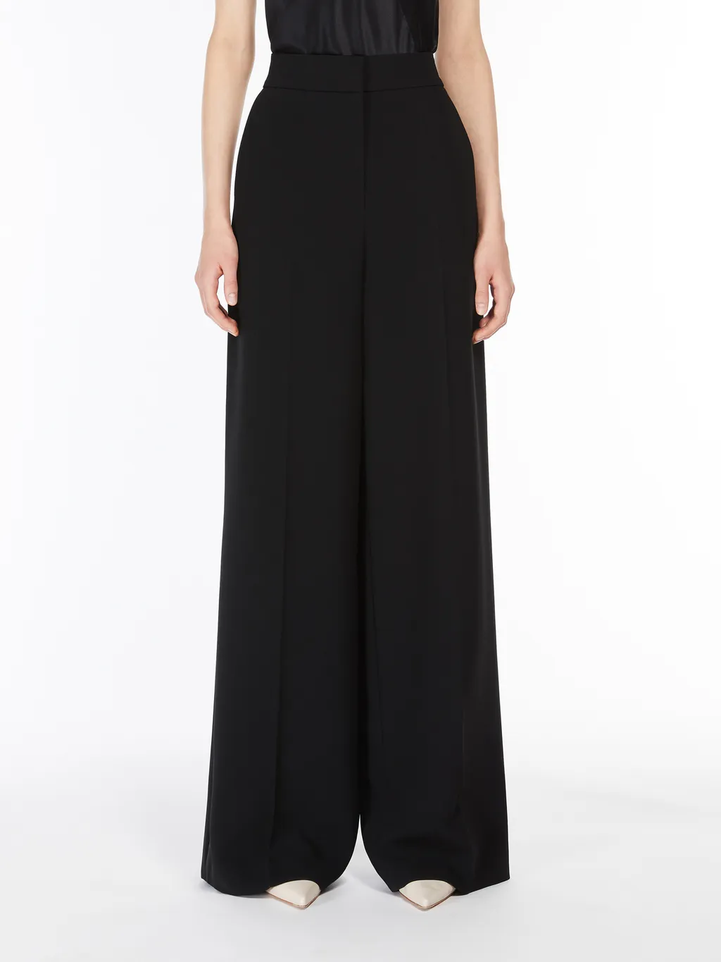 Straight Cady Trousers