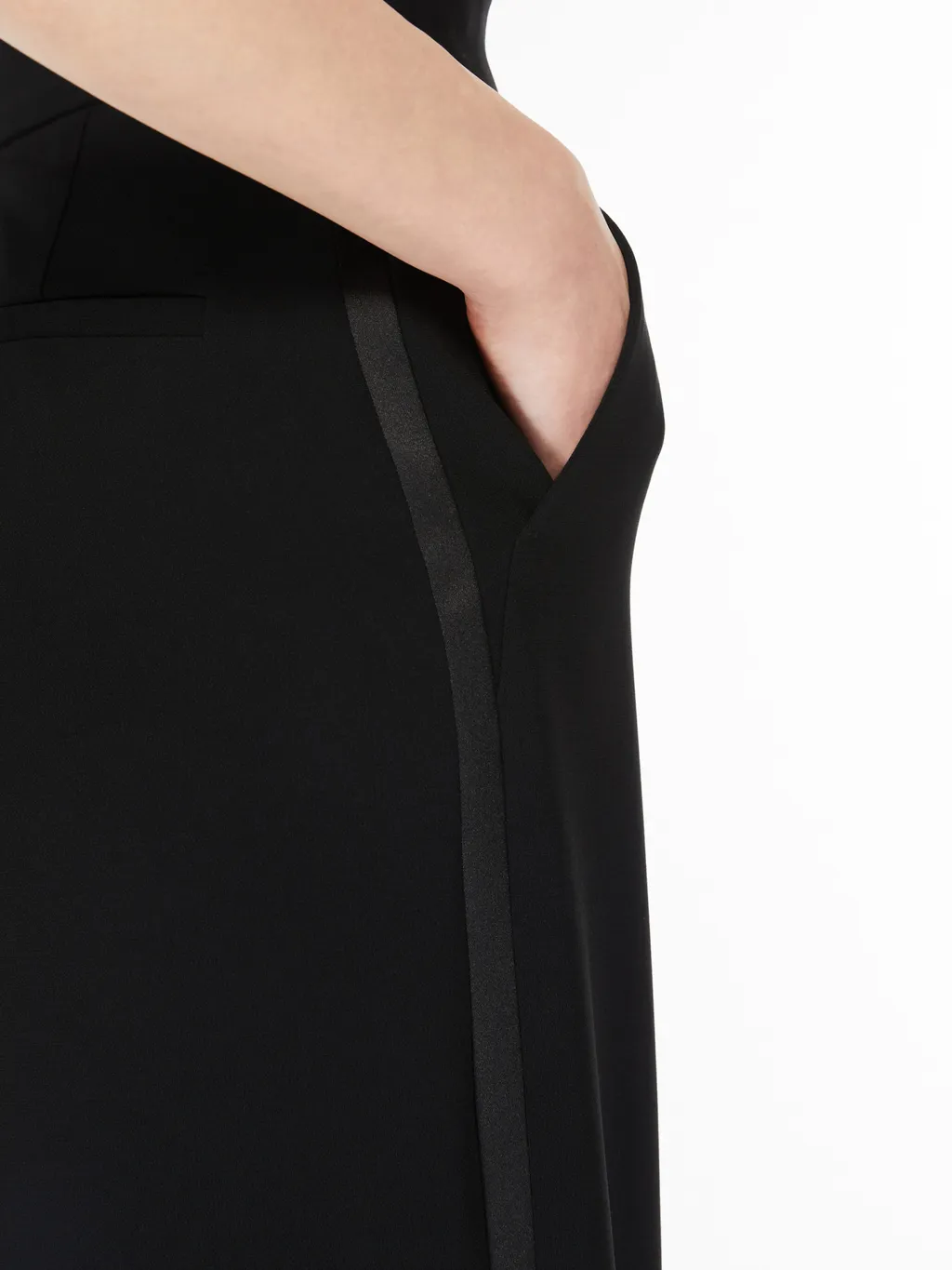 Straight Cady Trousers