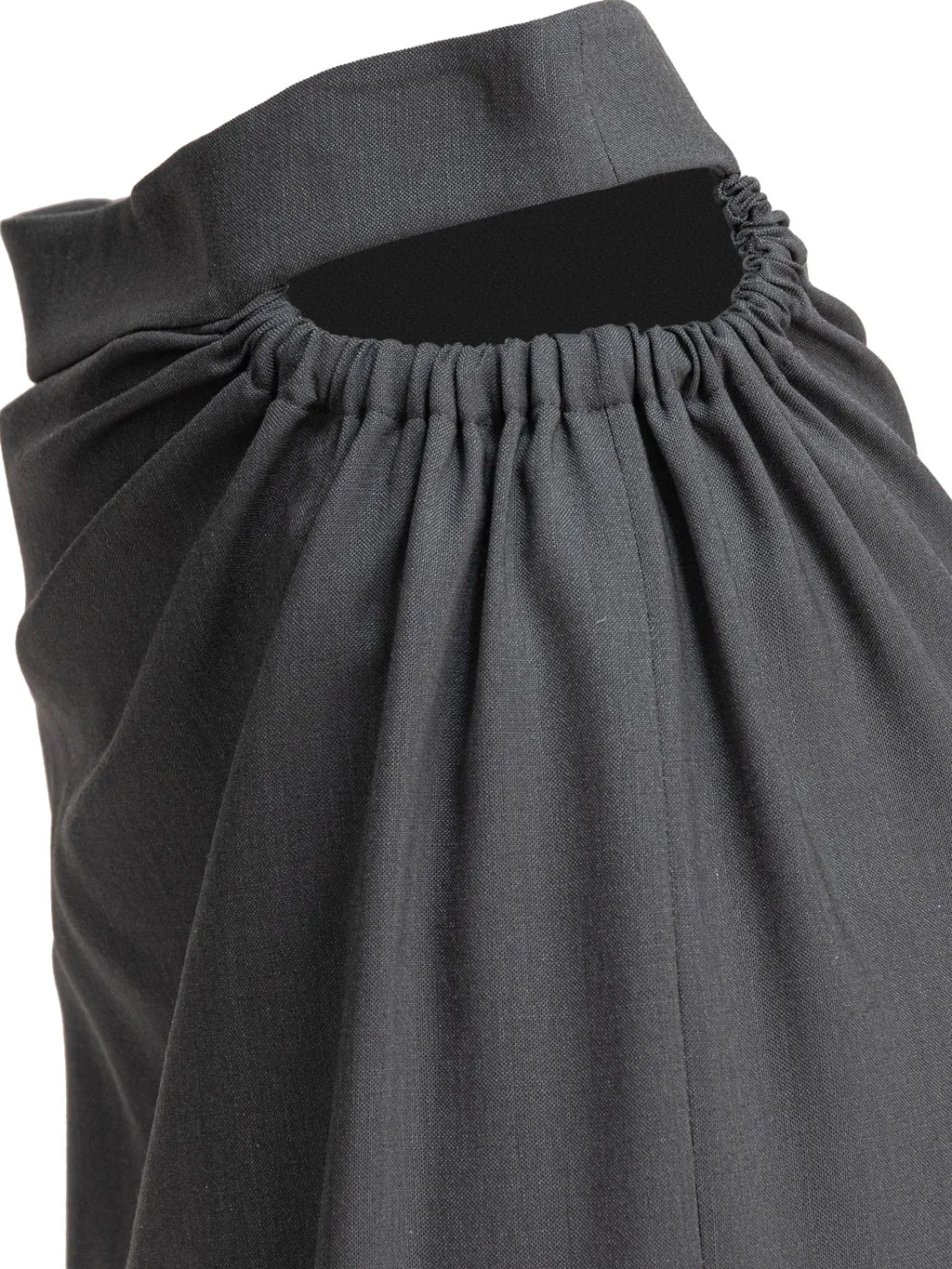 Draped High Waist Skirt