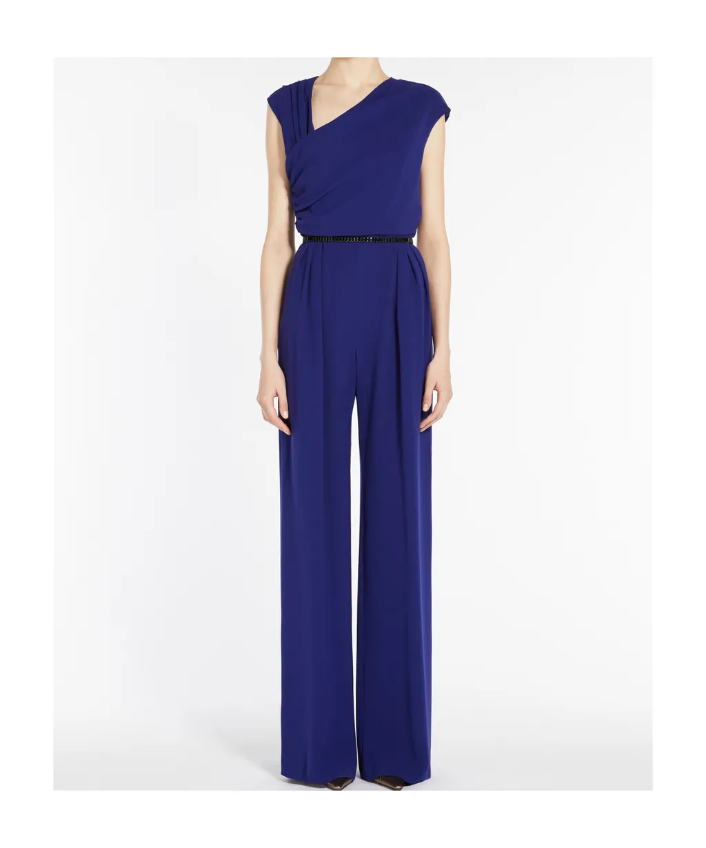 Ruched Sleeveless Jumpsuit