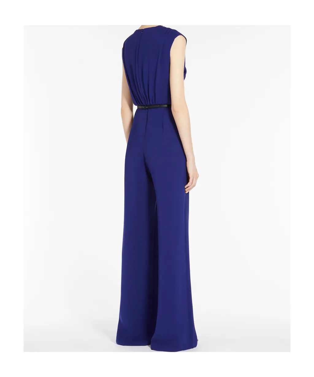Ruched Sleeveless Jumpsuit