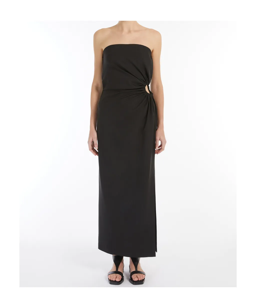 Gathered Strapless Dress