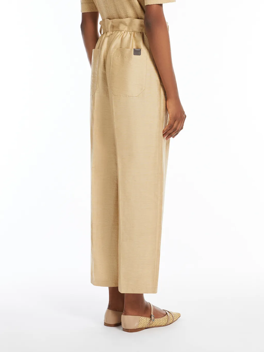 Efedra Pleated Straight Leg Trousers