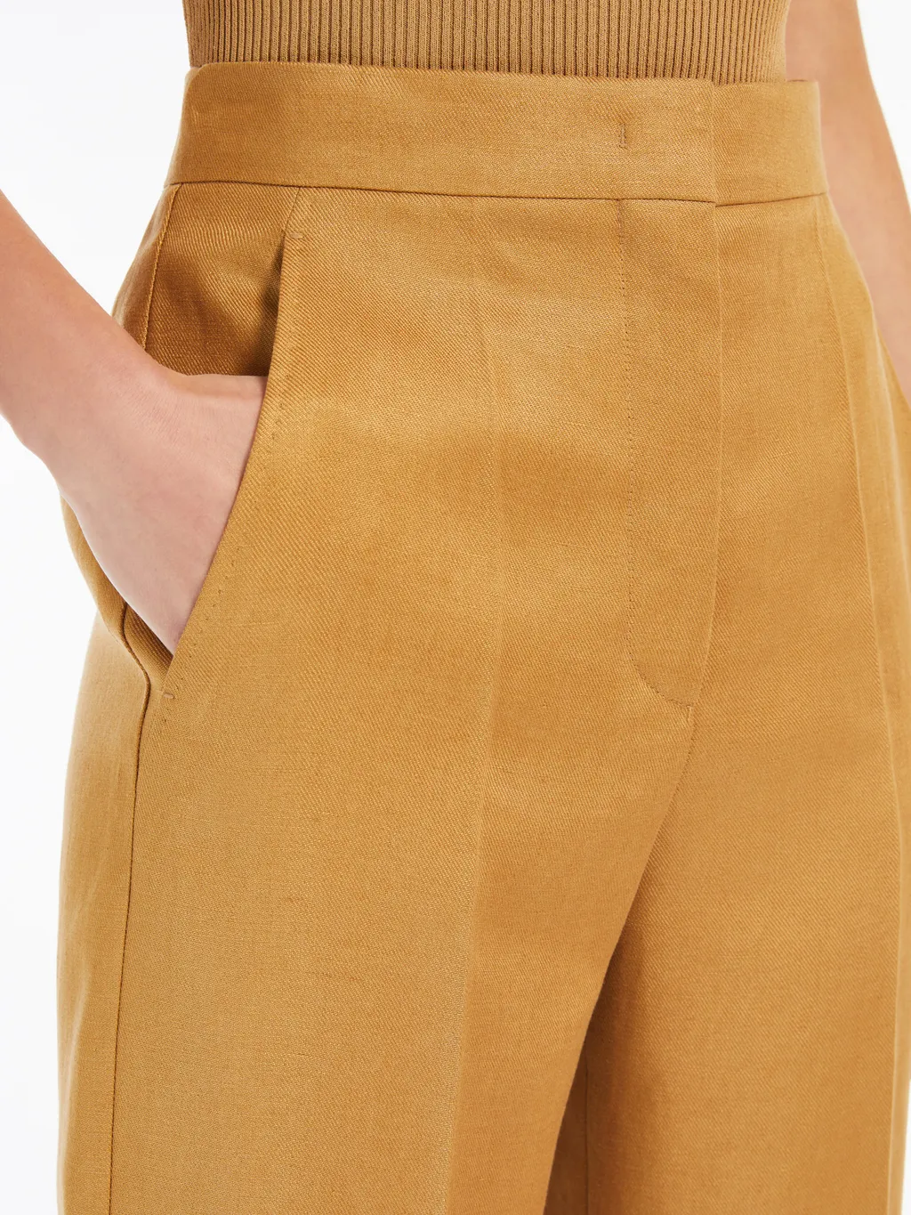 High Rise Flared Trousers