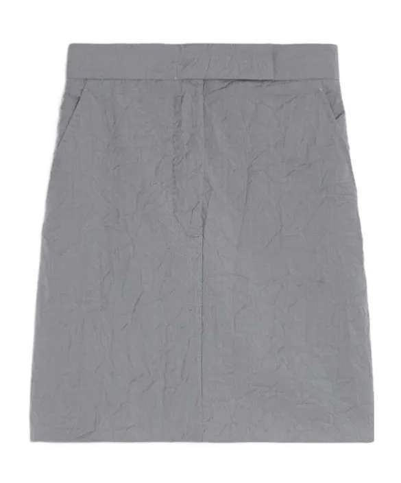Short Wool Cloth Skirt