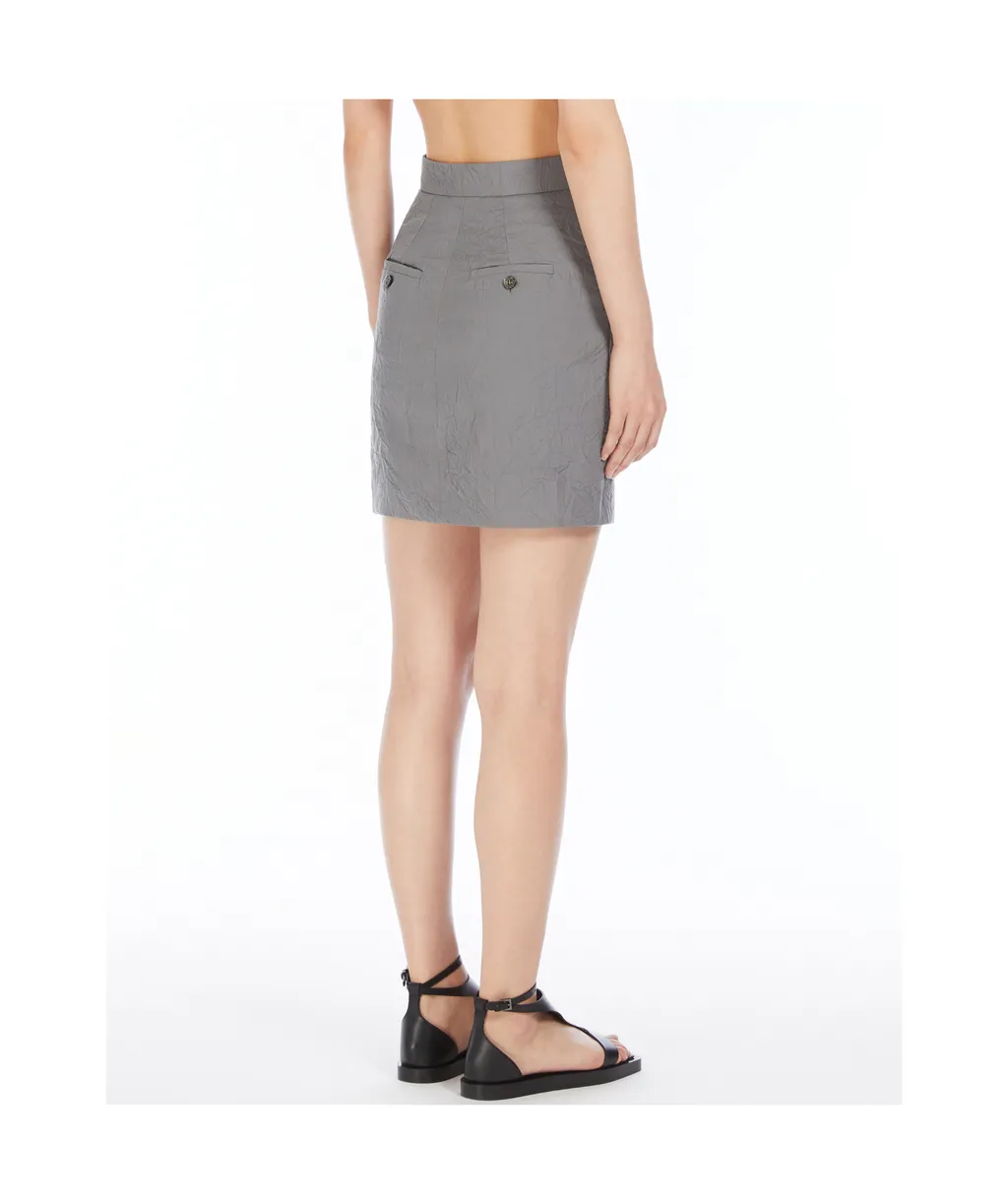 Short Wool Cloth Skirt