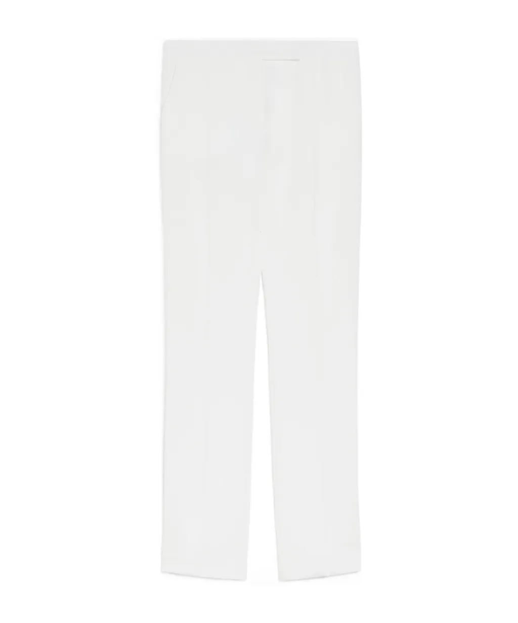 Pianoforte Pleat Detailed Straight Leg Pants