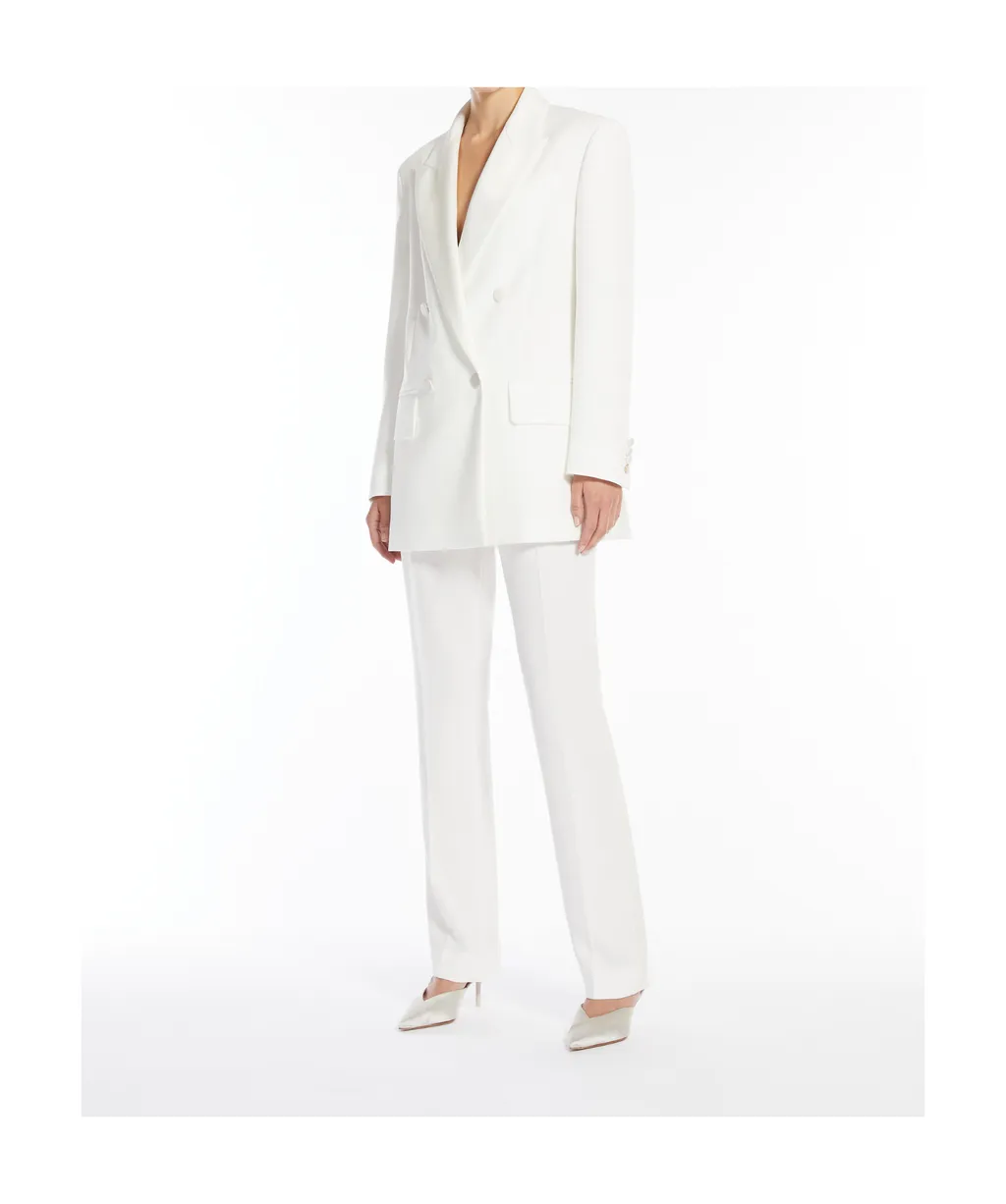 Pianoforte Pleat Detailed Straight Leg Pants