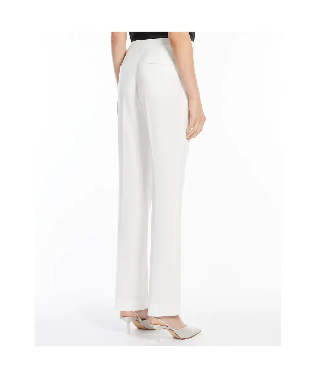 Pianoforte Pleat Detailed Straight Leg Pants