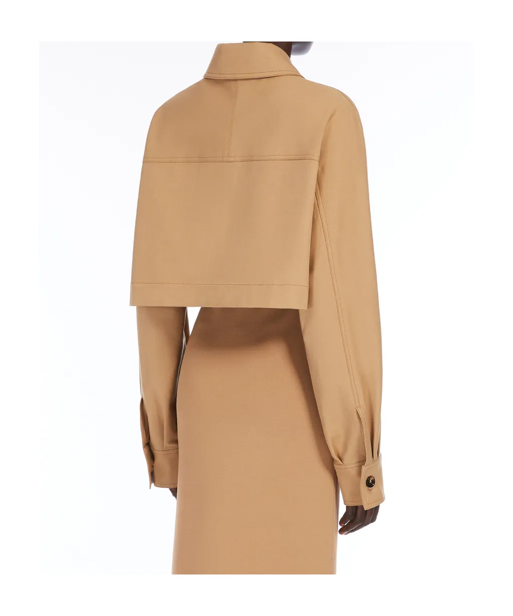 Smalto Button-Up Cropped Jacket