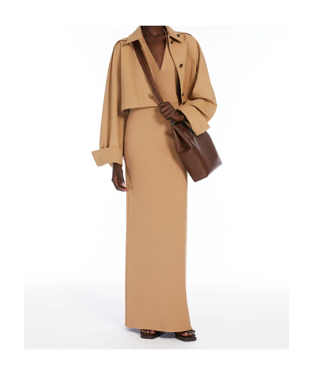 Smalto Button-Up Cropped Jacket