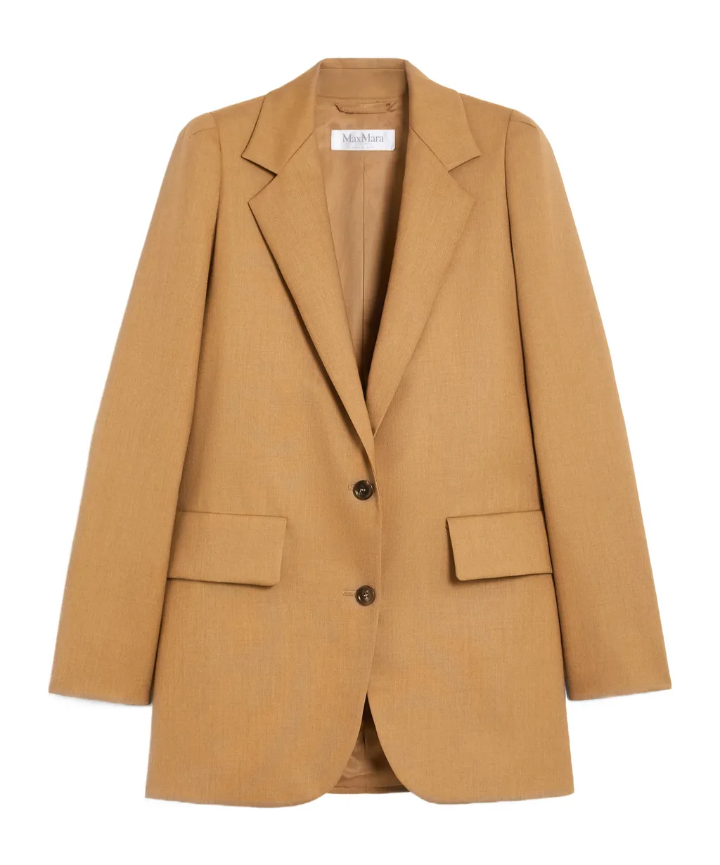 Single-Breasted Wool, Mohair And Silk Blazer
