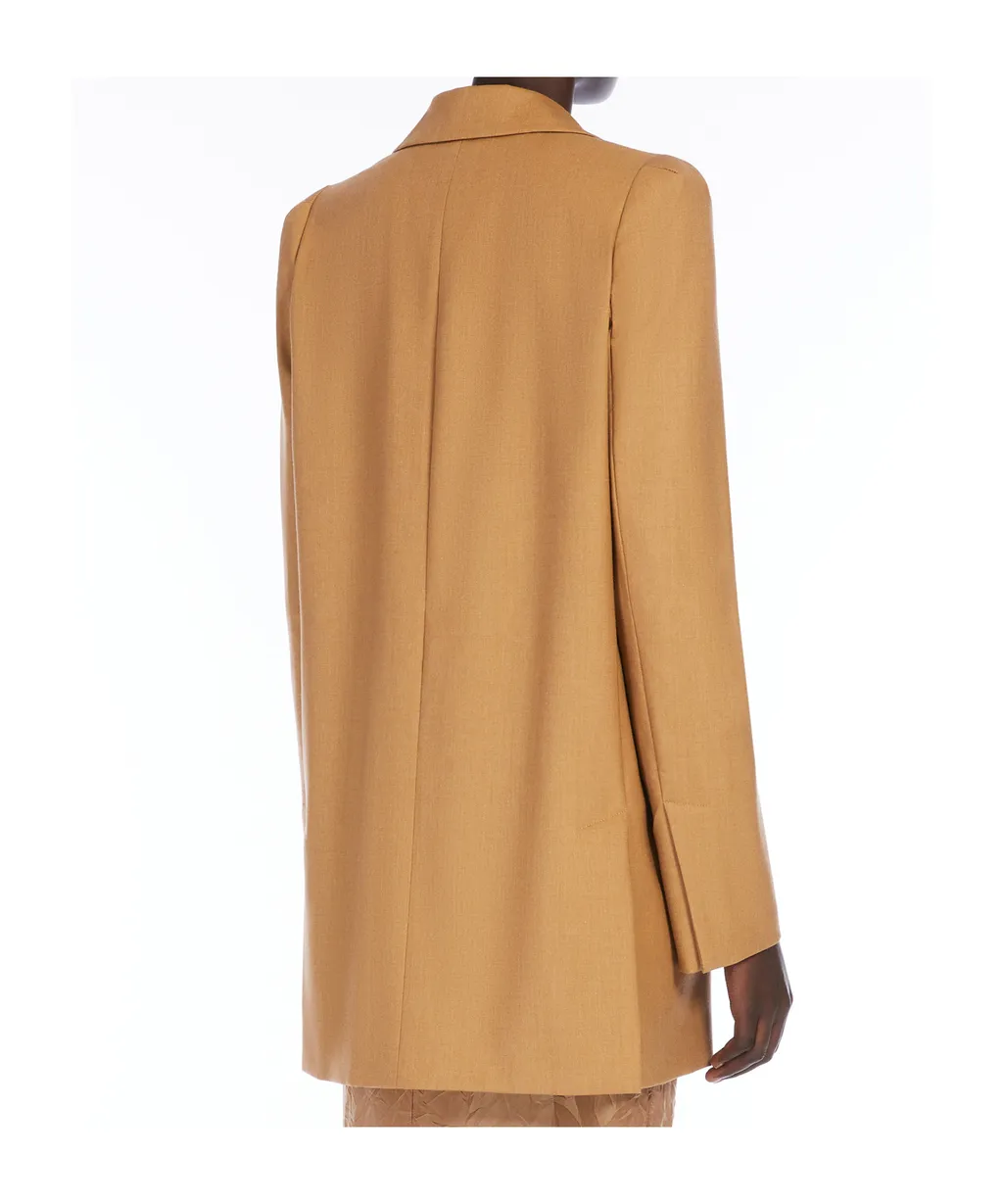 Single-Breasted Wool, Mohair And Silk Blazer
