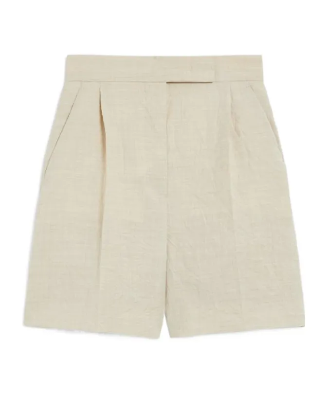 Pleated Shorts
