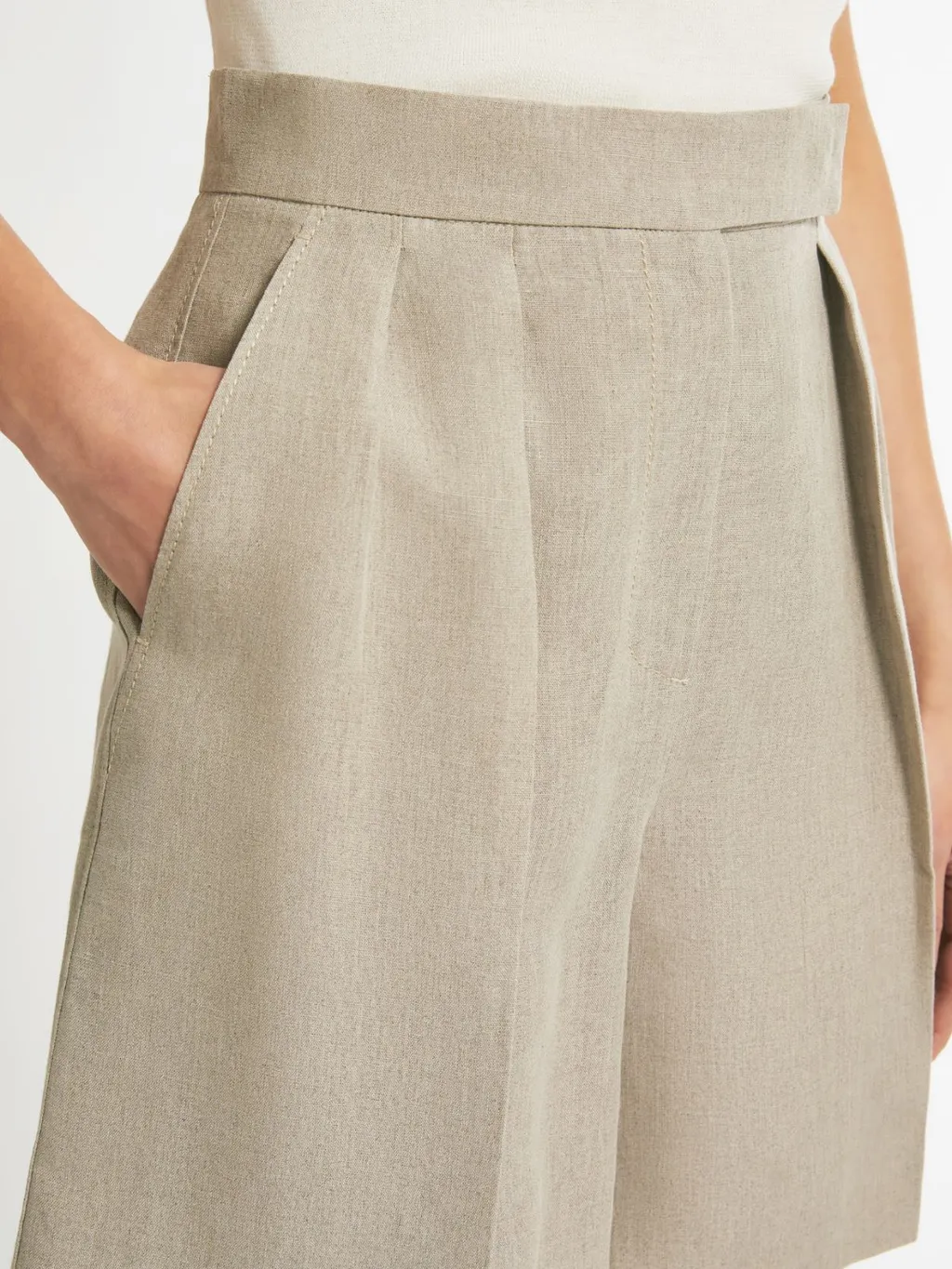 Pure Linen Shorts