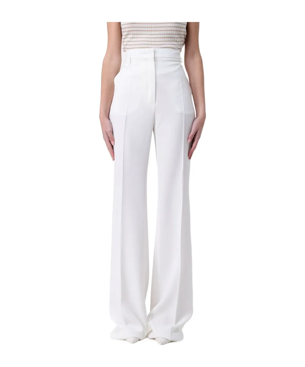 Pleat Detailed Straight Leg Pants