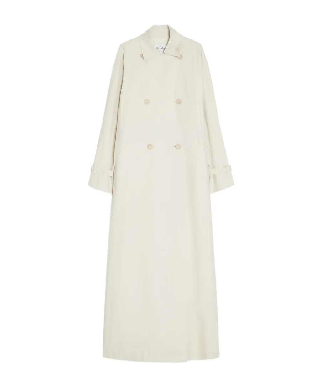 Ronco Belted Button-Up Trench Coat