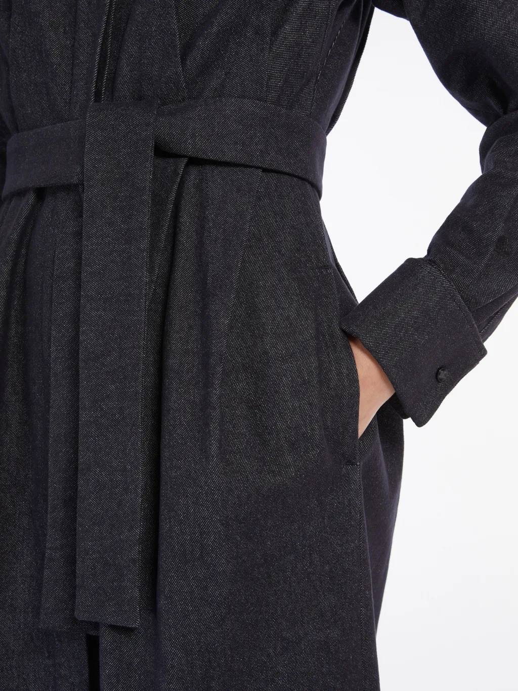 Aller Denim Maxi Chemise Dress