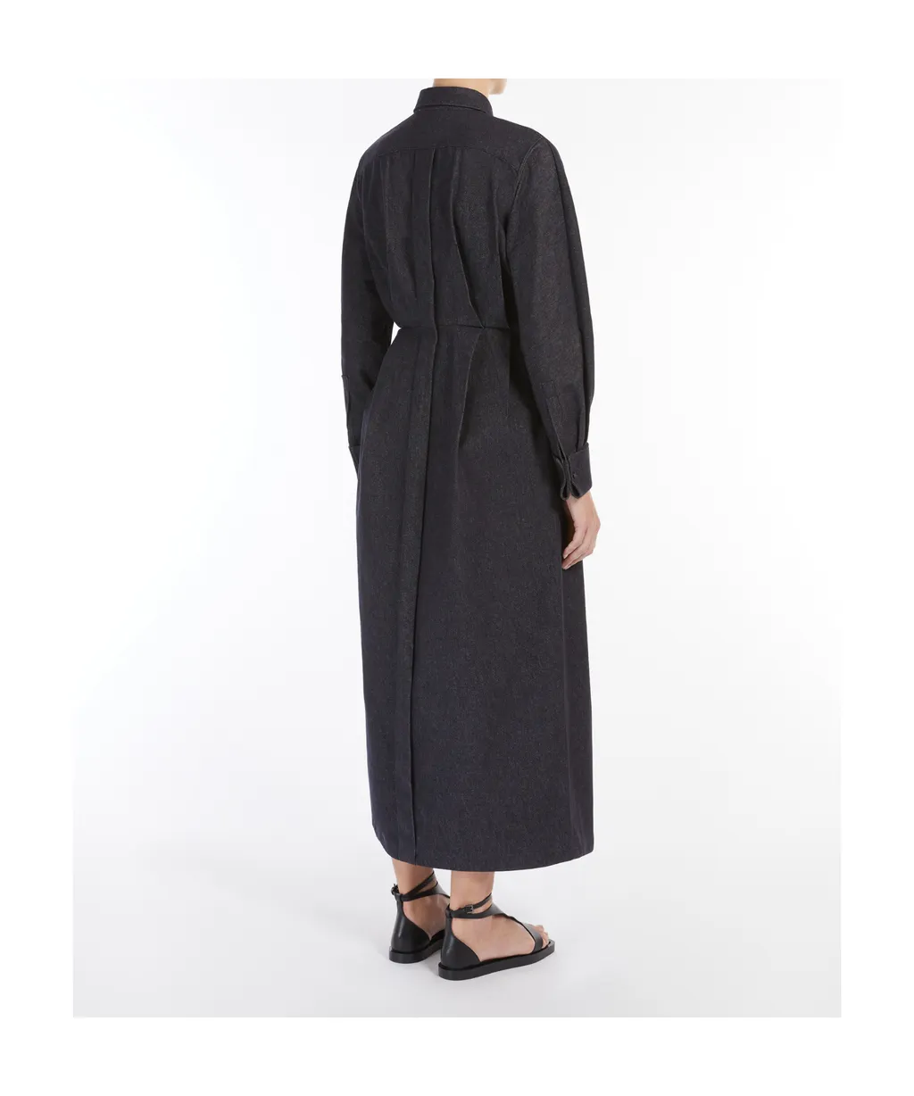 Aller Denim Maxi Chemise Dress