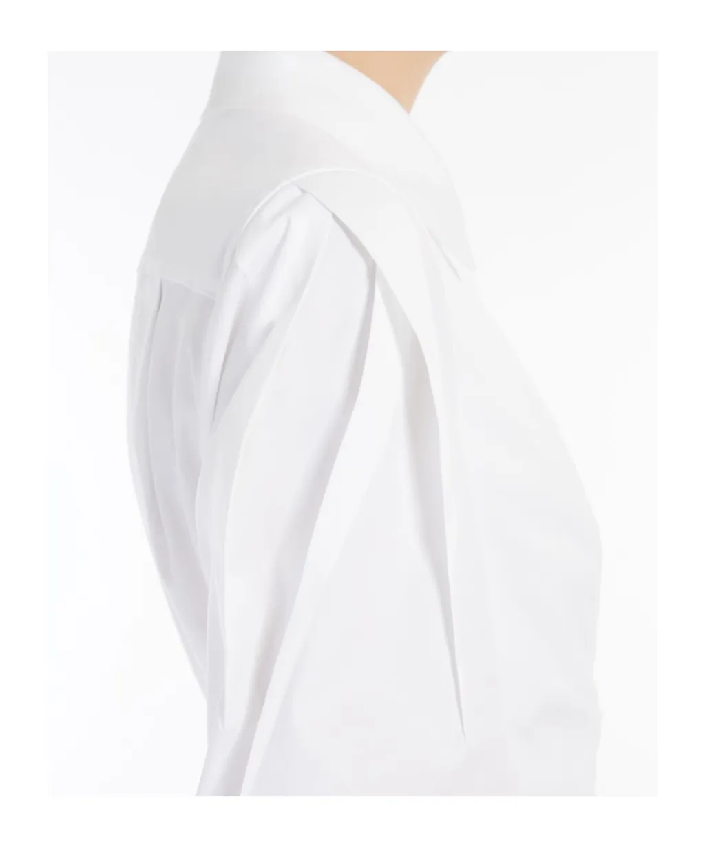 Draped Long-Sleeved Dress
