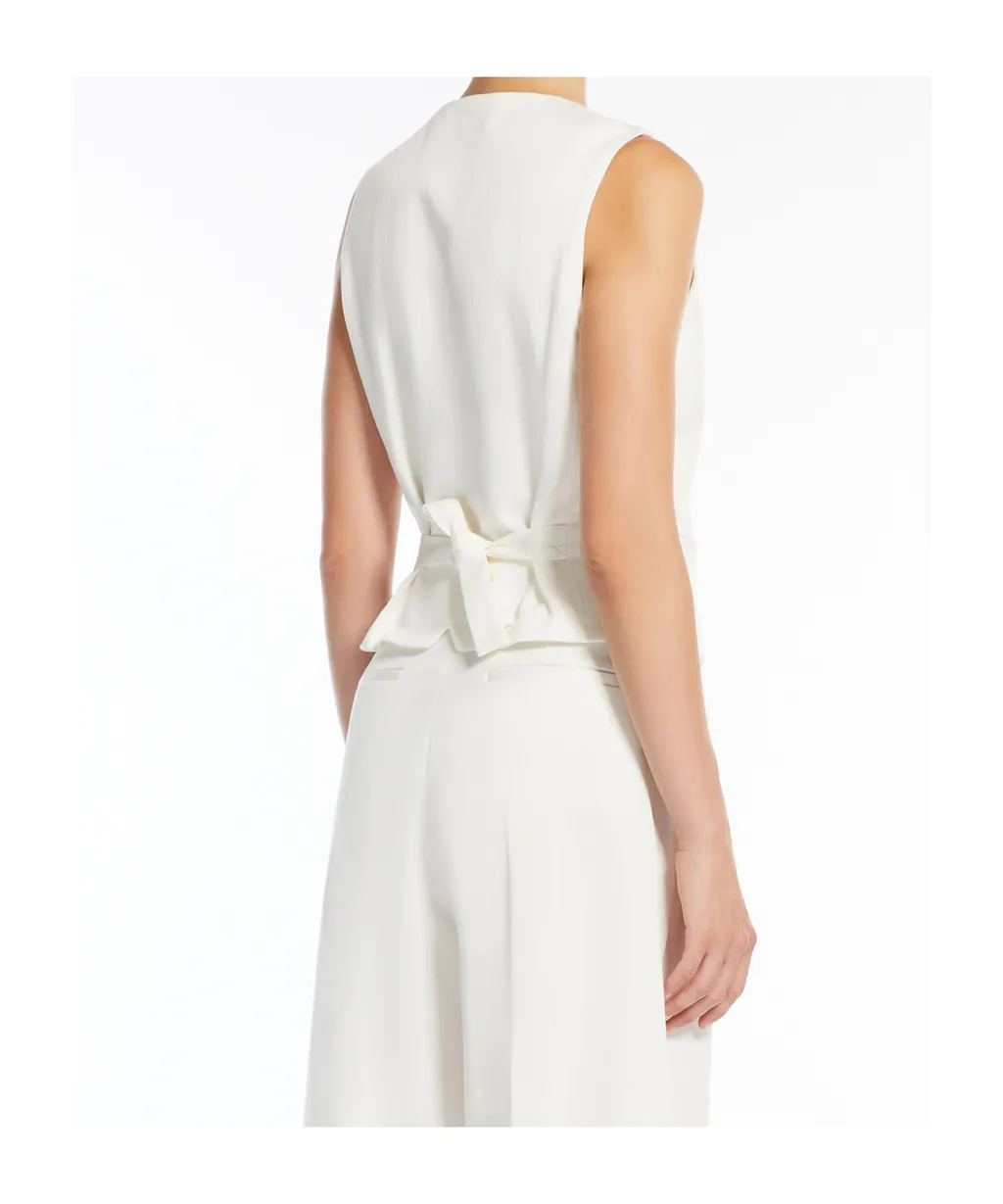 Mirella V-Neck Button-Up Waistcoat