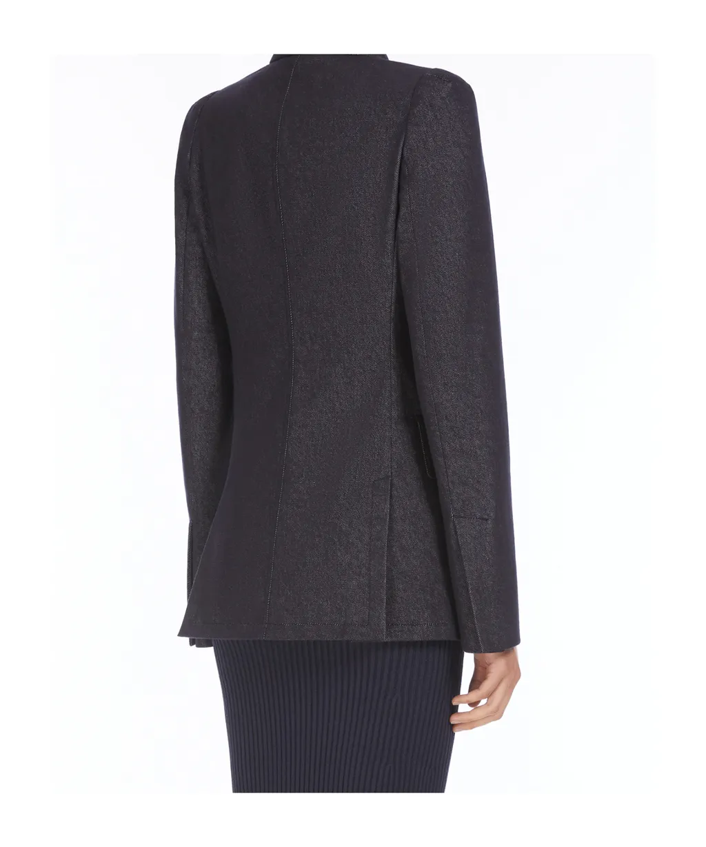 Stand Up Collar Button-Up Jacket