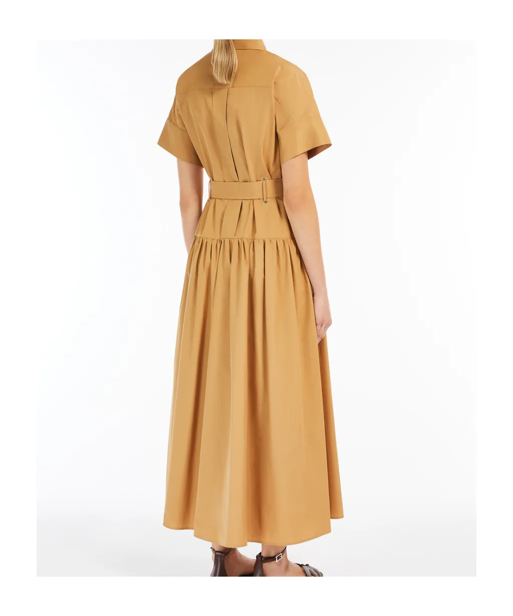 Agoraio Belted Short-Sleeved Midi Dress