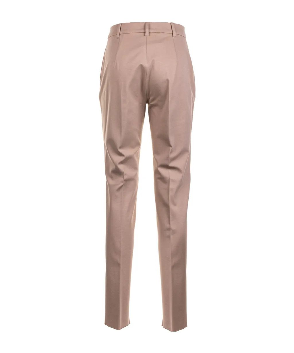 High Rise Slim Fit Trousers