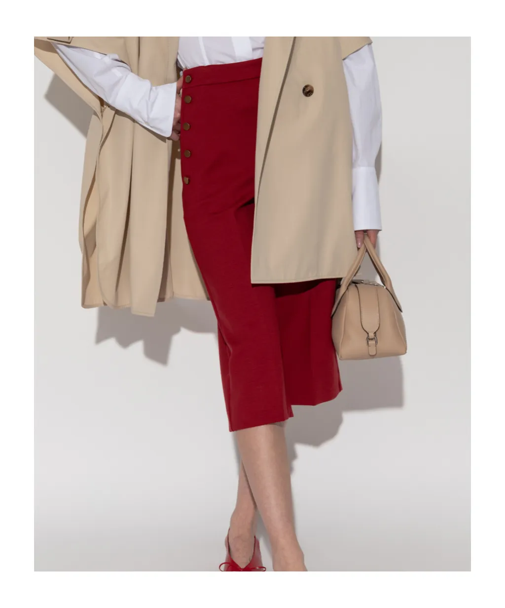 Culottes With Button Detail