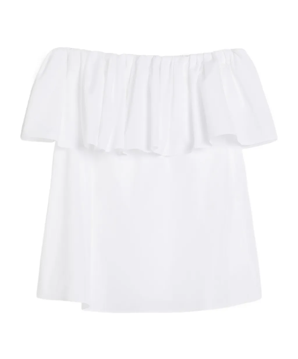 Peccati Ruffled Off-Shoulder Top