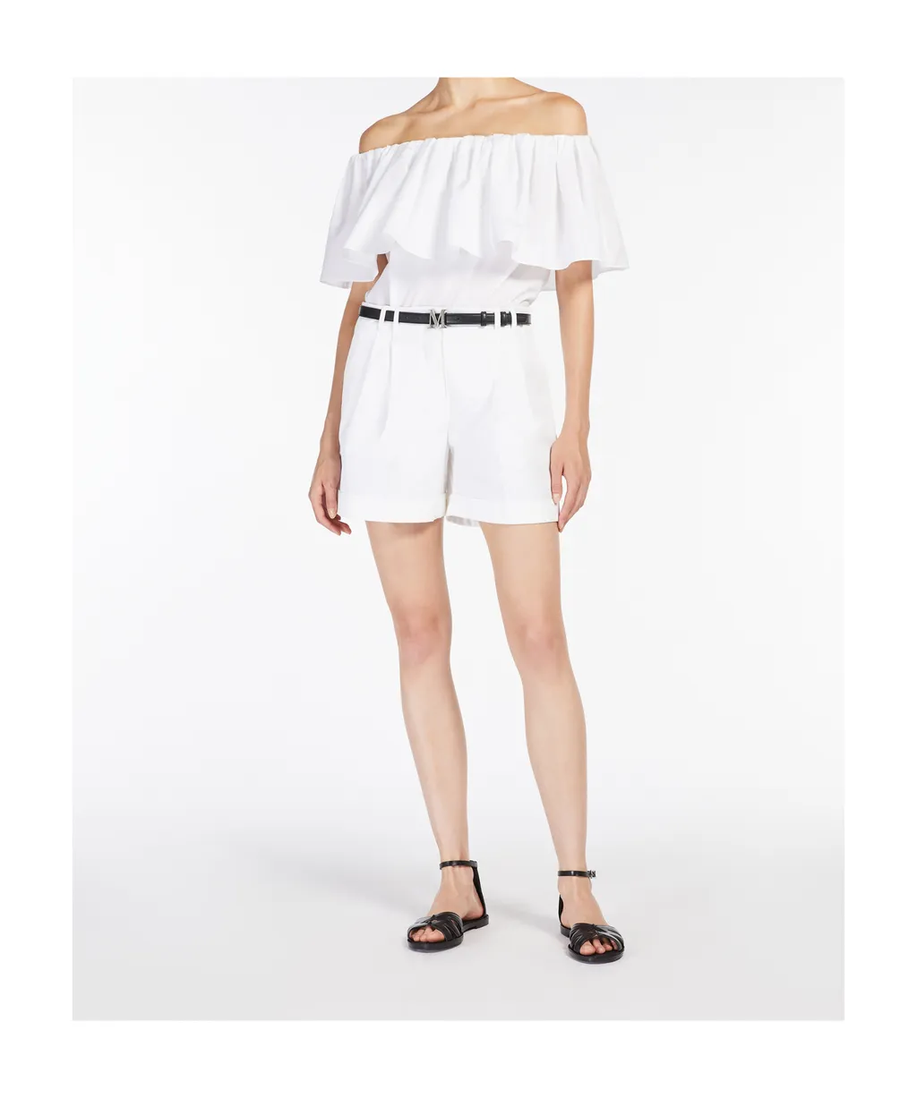 Peccati Ruffled Off-Shoulder Top