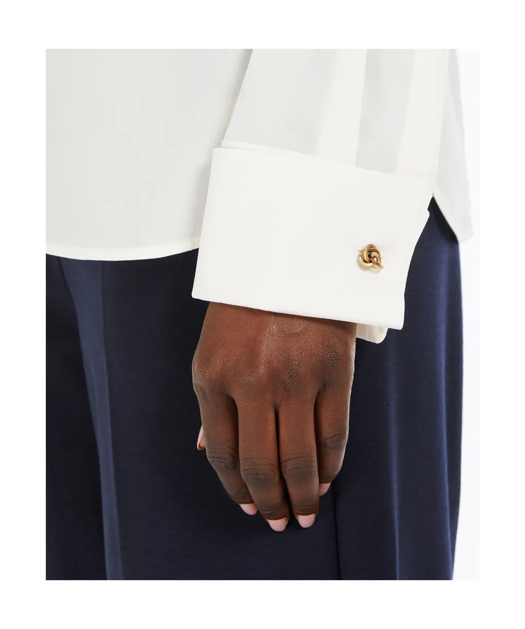 Apollo Ribbon Detailed Long-Sleeved Shirt