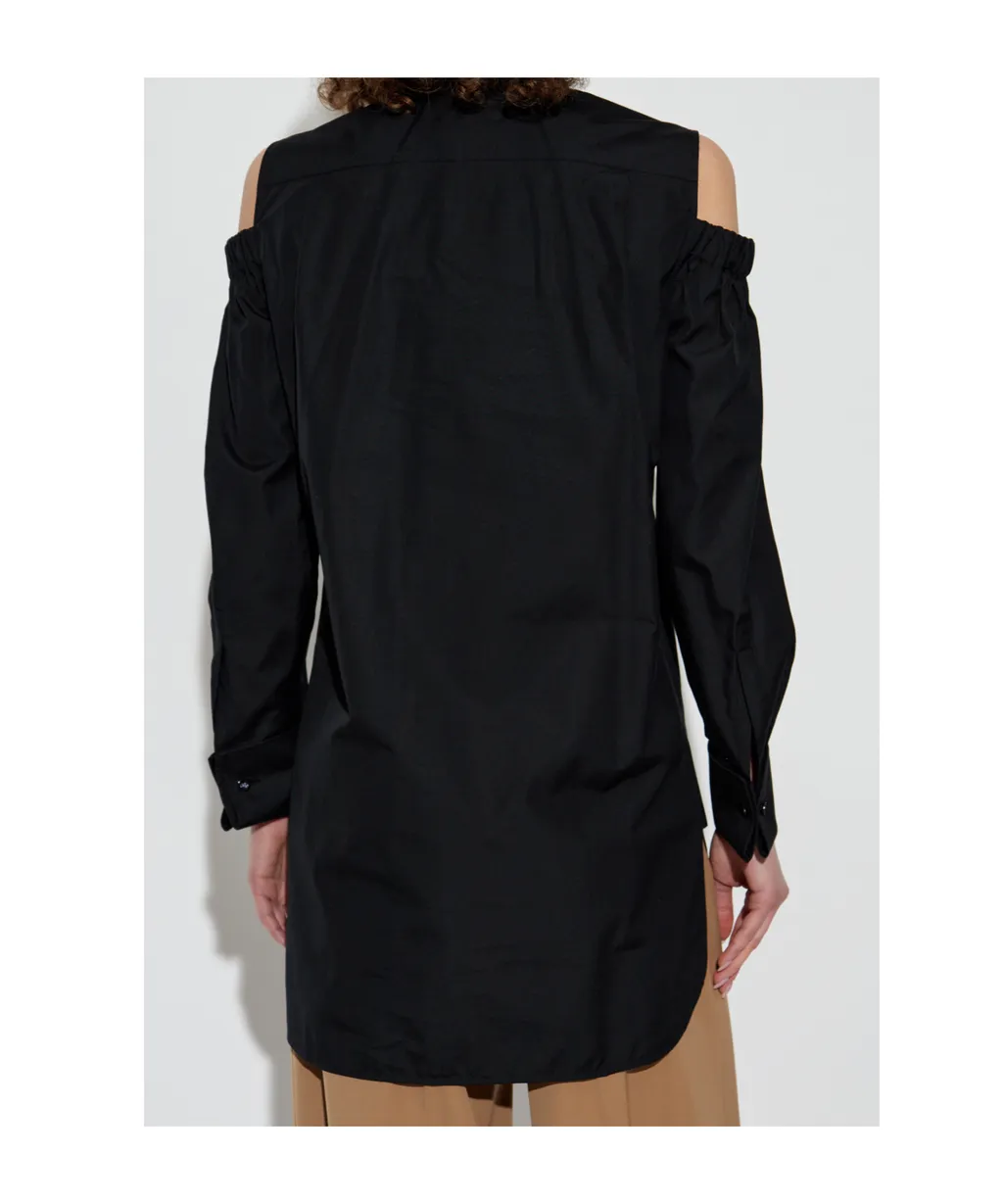 Ragni Cut-Out Button-Up Shirt