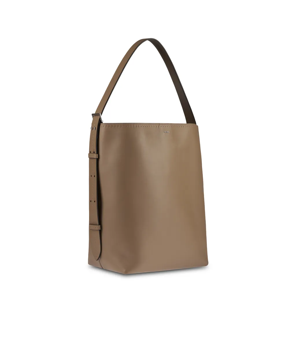 Archetipo Logo Plaque Top Handle Bag