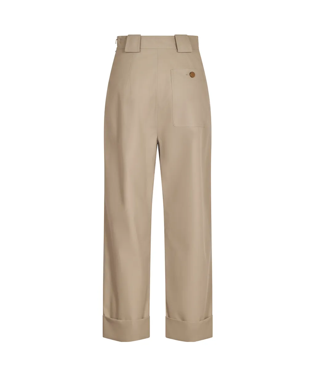 Belt-Loop Casual Pants