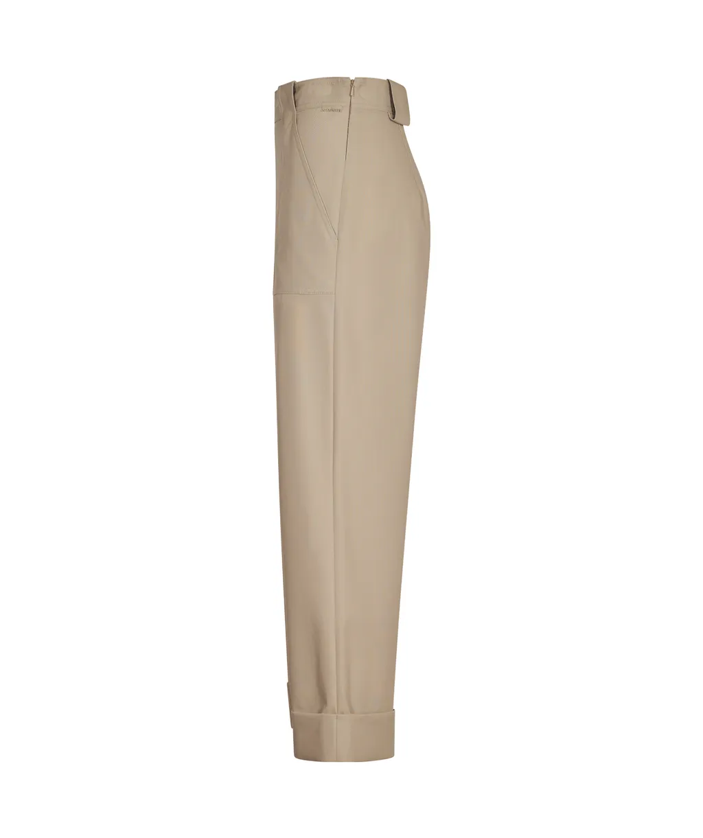 Belt-Loop Casual Pants
