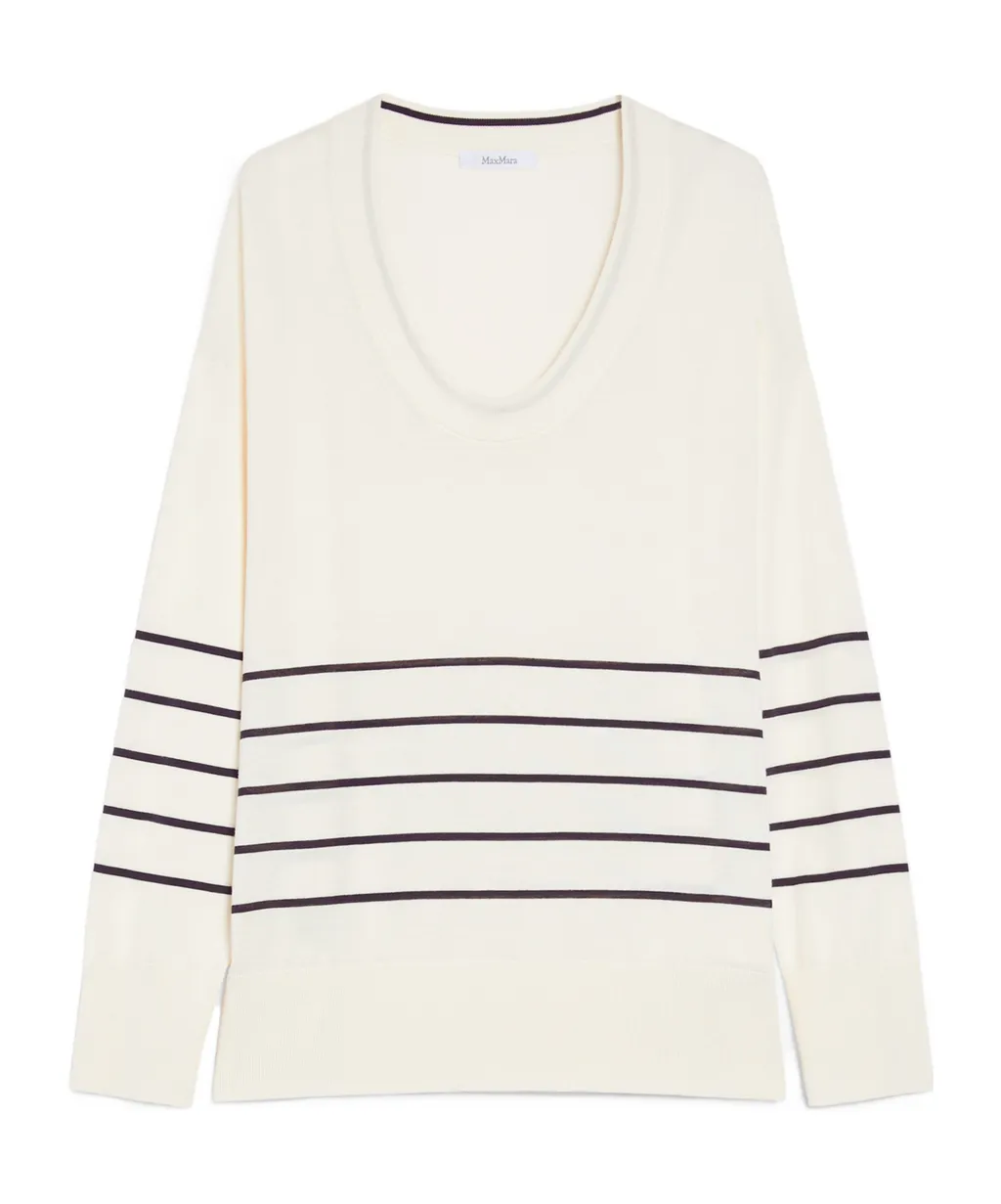 Oversized Cotton And Silk Sweater