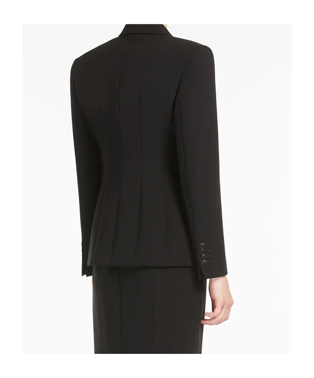 Double-Breasted Long-Sleeved Blazer