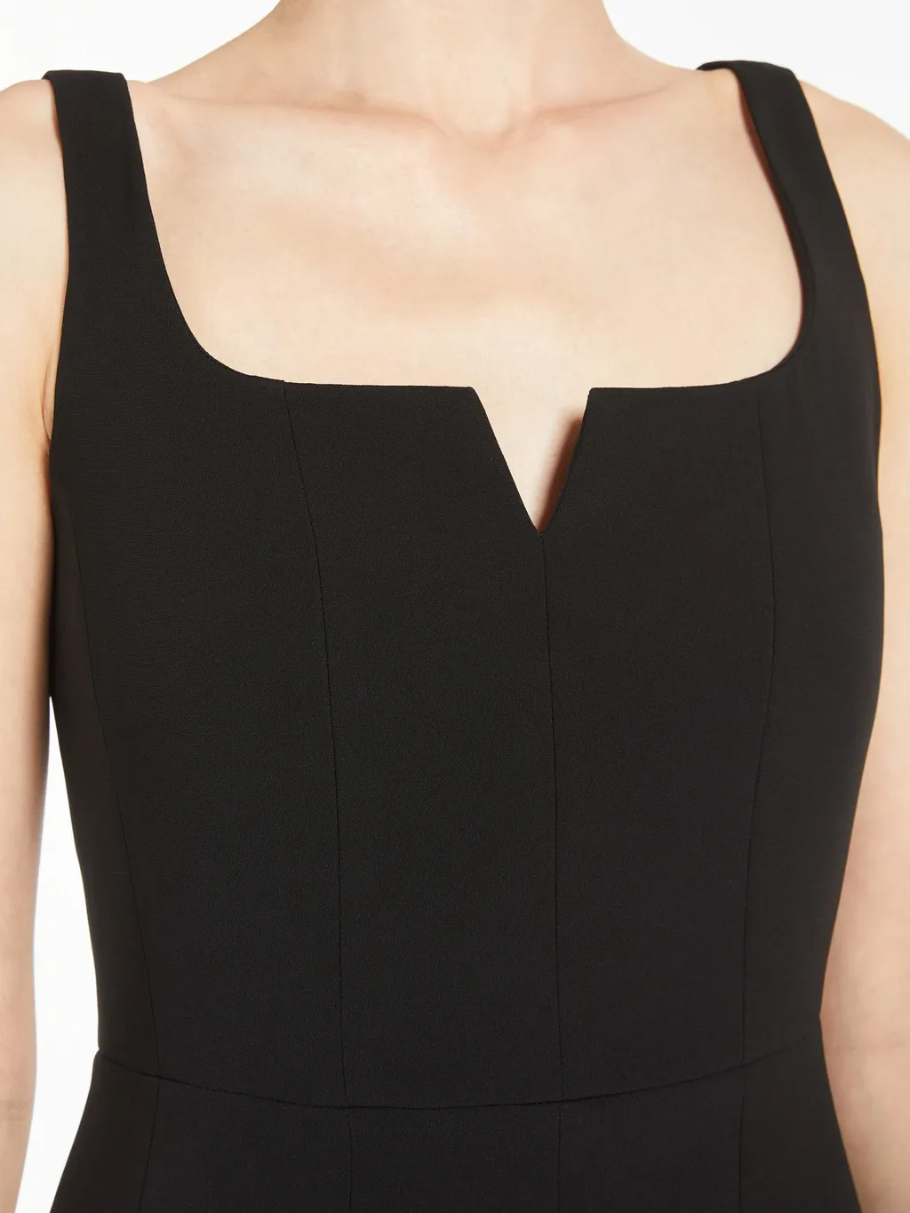 Back Slit Sleeveless Dress